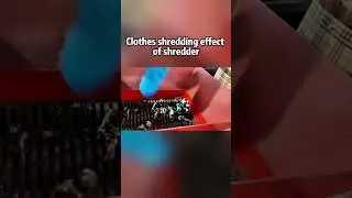 Ultra Decompression Shredding Clothing Shredder #industrialshredder #shredder