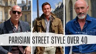 🇫🇷 Parisian Street Style Over 40: Effortless Elegance for Timeless Men