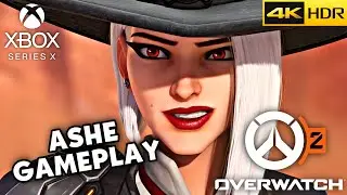 Overwatch 2 (Xbox Series S) 4K 60FPS HDR - Gameplay Ashe