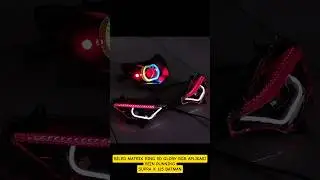 SupraX125 Batman Custom Biled Matrix Ring 5D Glory RGB + Sein Running  #supra #biled #suprax125