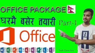 Microsoft office package  tutorial// online class from home //part -1 in Nepali// Tech Guru key//