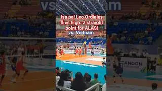 Ordiales and Disquitado score for Alas Pilipinas vs Vietnam. SEA VLeaugue #volleyball #alaspilipinas