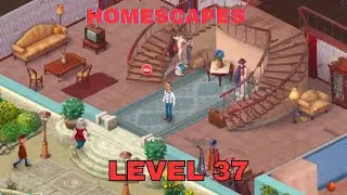 HOMESCAPES LEVEL 37 - Gameplay Walkthrough (iOS,Android Gameplay) HOMESCAPES gameplay