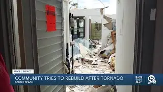 Delray Beach community begins to recover after EF-2 tornado