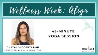 IABA NorCal Wellness Week: Align by Ghazal (45-minute Yoga Session )