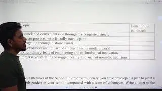 O/l English Model Paper Discussion
