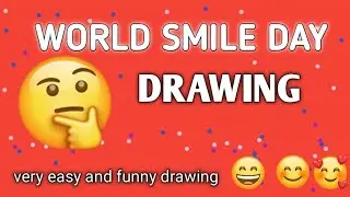 world smile day drawing 😊😊for kids.world smile day poster