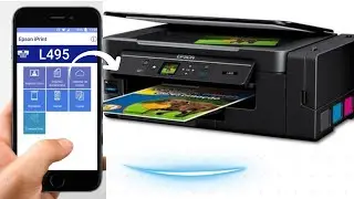EPSON L495 como configurar para IMPRIMIR com o CELULAR, não precisa de PC nem notebook na instalação