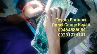 Toyota Fortuner Panel Gauge Repair/Blackout Issue/Problem Solved #autoelectronics #automotive #tips 