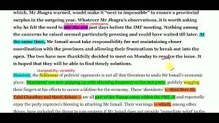 IMF Deal || Letter by Taimur Jhagra || Concening Miftah || 30 August 2022 | Newspaper Editorial