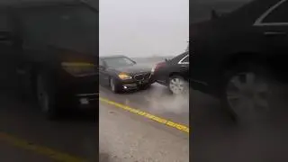 Heavy fog accident in motorway,M2 #shortvideo #video #shorts #foggy #shortsvideo