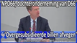 Martin Bosma 'Op het mediapark vegen ze hun overgesubsidieerde billen af met de mediawet' - TK WGO
