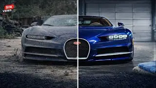 Bugatti Chiron Restoration &mdash; Abandoned Supercar to Showroom Finish (ASMR)