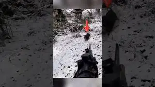 Победа в белой мгле &mdash; кабан повержен одним чистым выстрелом #hunting #загоннаяохота#cinghiale #jabli