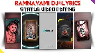 Trending Ramnavami Lyrics+Dj Status Editing Alight Motion Ramnavami Whatsapp Status Video Editing