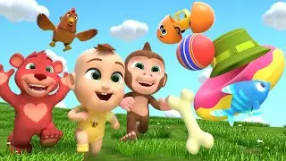 Eeny Meeny Miny Moe with Animals+More Newborn Educational Nursery Rhymes & Kids Songs