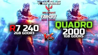 R7 240 vs Quadro 2000 | Which One Is Legend??