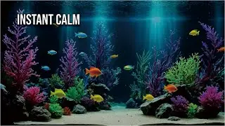 Relaxing Tropical Fish ASMR, 🎧 | Gentle Bubbles & Soft Music for Sleep & Focus
