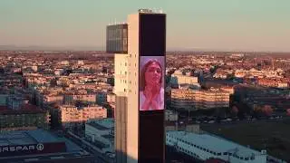 HTM Hybrid Tower Mestre: il ledwall pubblicitario pi&ugrave; grande d'Italia