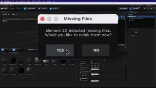 How To Relink Element 3D In After Effects | Relinking Missing Files