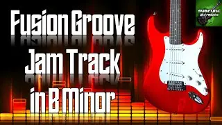 Fusion Groove Jam Track in B Minor 🎸 Guitar Backing Track