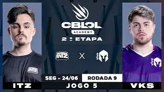 INTZ x VIVO KEYD | MD1 - CBLOL Academy 2024 - Dia 9 | IDL