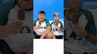 Squid Game Ice Cream Challenge! 🍦