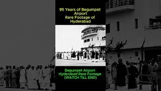 Hyderabad Begumpet Airport Rare Footage ✈️ | 95 Years of History #shorts