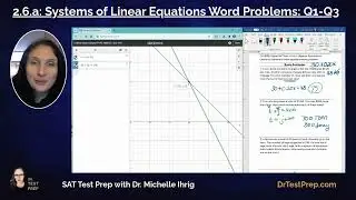 SAT Math 2.6: Systems of Linear Equations Word Problems - HeyDrTestPrep.com