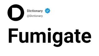 Fumigate Meaning In English