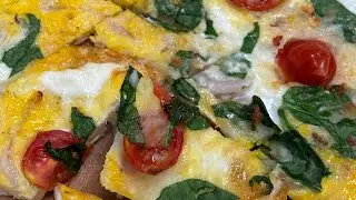 Healthy Air Fryer Veggie Omelette | Quick & Easy Breakfast Recipe 🍳🥦