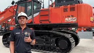 Launching - Introducing Hitachi Excavator 50ton class ZX550LC-7G 4m3