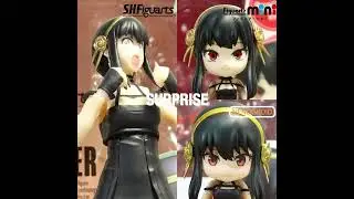 【SPY&times;FAMILY】Yor Forger Expression Comparison #shorts  #spyxfamily  #yorforger  #figure