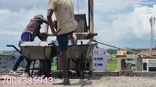 Third Floor roof casting work in Progress