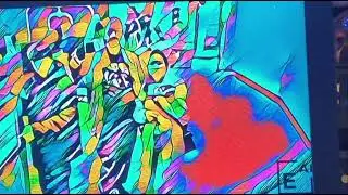 What an art and technology.  Comics style.