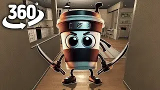 Cappuccino Assassino in YOUR HOUSE!  | 360&deg; VR Animation