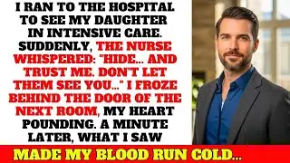 I rushed to hospital for my daughter. A nurse stopped me “Hide & wait” I froze when I realized why