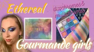 *NEW* ETHEREAL PALETTE || Gourmande girls | Indie makeup #duochrome