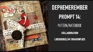 DEPHEMEREMBER: PROMPT 14: PATTERN/MATCHBOOK: USING MICMOC AND TSUNAMIROSE PRINTABLES.