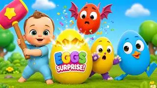 Surprise Eggs Kids Songs + More Dudu dada Nursery Rhymes & Kids Songs