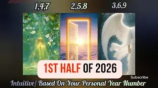 1st Half Of 2026~New Year~New Beginning~6 Months #subscribe #2026 #intuitivereading #personalyear🪬🗓️
