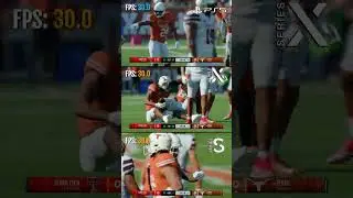 EA Sports College Football 25 Xbox Series S vs. Series X vs. PS5 Comparison