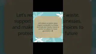 🌎 Earth needs our help! #reduceplasticwaste #choosereusable #biology