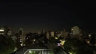 DJI Mini 3 Plaza Malvinas (vuelo nocturno)