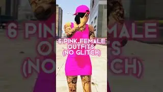 6 PINK FEMALE OUTFITS (NON GLITCHED) 🌸💗 #gtagirloutfits #gtafemaleoutfits #gtaonline #gta5