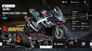 RIDE 5 | Customize Brutal Aprilia RSV4 Factory 1100 Gameplay [4K PS5 Pro]
