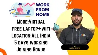 🚀Work From Home Job💻 | Fresher | Role:Data Analyst📊 | Free Training+Fixed Salary💰 | Anyone Eligible✅