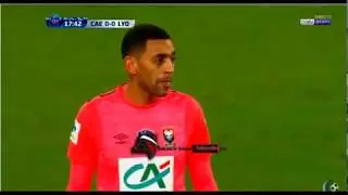 Caen vs Lyon 1-0  Highlights - Goals 1-3-2018 HD