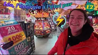 Léa toujours à fond au stand du lowe à la foire hiver à Rennes 2/2