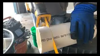 DIY Radon Guy : How to cut PVC pipe quick and neat